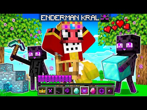 FAKİR ENDERMAN KRAL OLDU! 👑 (KÖLE ENDERMANLAR!) - Minecraft