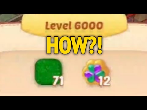 I reached Level 6000 in Homescapes.