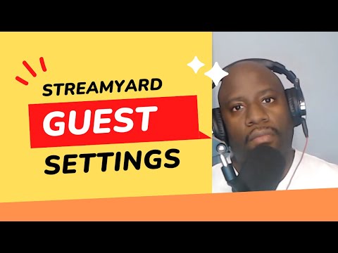 StreamYard Invite Guest Settings