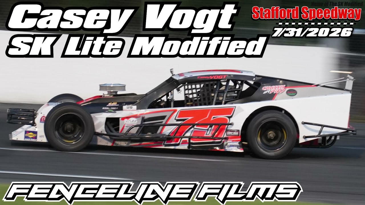 Casey Vogt's SK Lite Action at Stafford Speedway