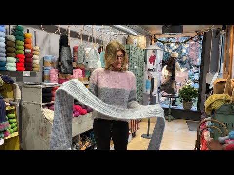 Scarves, scarves, scarves. Sit back on the couch and let Sabine inspire you.