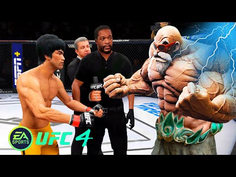 UFC4 Bruce Lee vs Zeus Thunder God EA Sports UFC 4 PS5