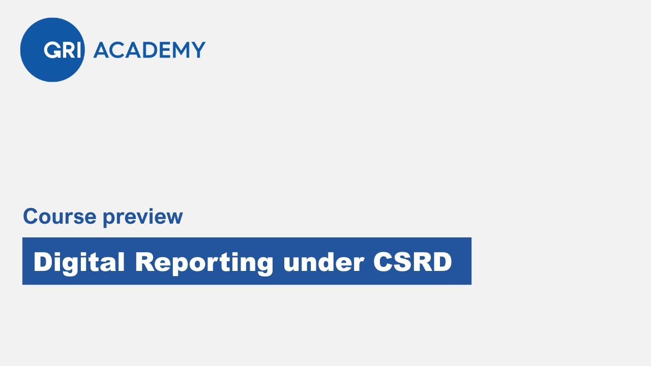 Digital Reporting under CSRD