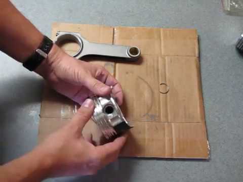 Installing wrist pin C clip wire locks
