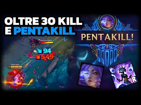 YUNARA PENTAKILL AL SECONDO GAME: OLTRE 30 KILL - League of Legends ITA