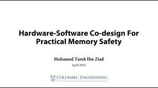 Hardware-Software Co-design for Practical Memory Safety