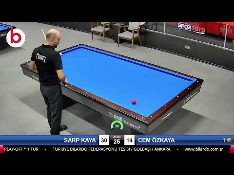 SARP KAYA & CEM ÖZKAYA Bilardo Maçı - 2022 1.LİG PLAY-OFF-1.TUR