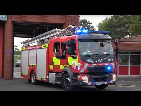 Farnworth First Pump Turnout- Greater Manchester Fire And Rescue Service