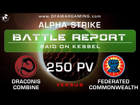 Alpha Strike Battle Report: Draconis Combine vs FedCom/Eridani Light Horse