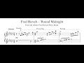 Fred Hersch - 'Round Midnight - Piano Transcription (Sheet Music in Description)