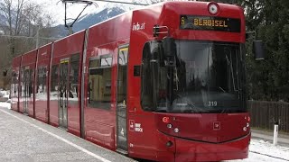 preview picture of video 'Innsbruck Straßenbahn - Innsbruck Tramways - Route 6'
