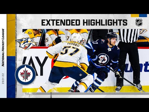 Nashville Predators vs Winnipeg Jets Oct 23, 2021 HIGHLIGHTS