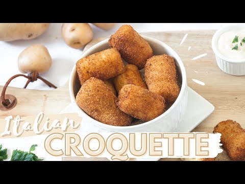How to Make Italian Potato Croquettes (THE EASIEST WAY)