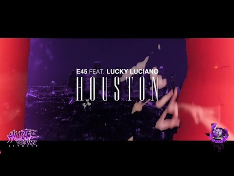 E-45 ft. Lucky Luciano - HTX (Official Slowed & Chopped Video) #DJSaucePark #HustleTownNetwork