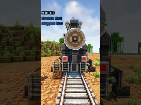 Minecraft: CREATE MOD Locomotive #shorts #createmod