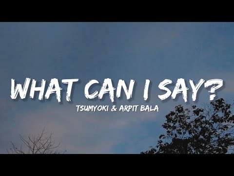 What Can I Say? - Tsumyoki & Arpit Bala (Lyrics) | Lyrical Bam