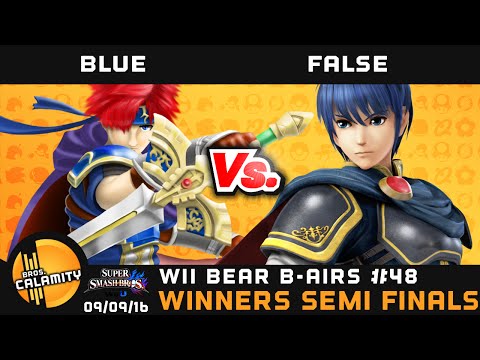 WBB #48 | LoF Blue (Roy) vs False (Marth) - Winners Semi Finals - Smash Wii U - Singles
