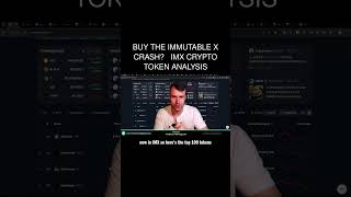 Buy the Immutable X crash? ⚠ Imx Crypto Token Analysis