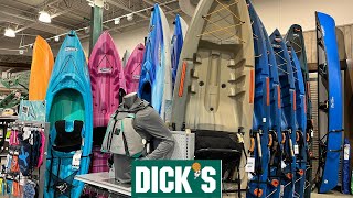 DICKS SPORTING GOODS STORE, CAMPING, KAYAK EQUIPMENTS  - Walkthrough Tour