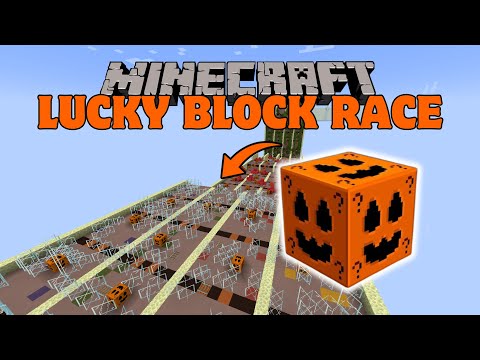 Minecraft: SPOOKAY LUCKY BLOCK RACE - Lucky Block Mod - Modded Mini-Game