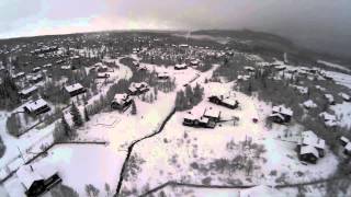 preview picture of video 'Tali H500 Winterflying, training in manuell mode'