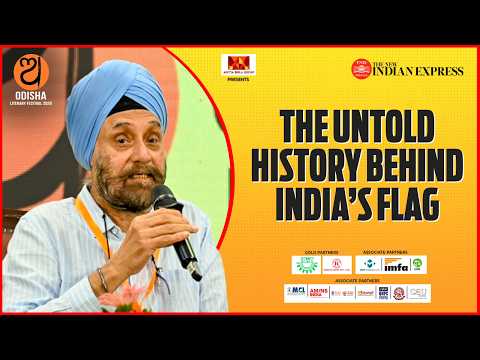 How India’s tricolour evolved from charkha to chakra: Navtej Sarna at OLF 2026