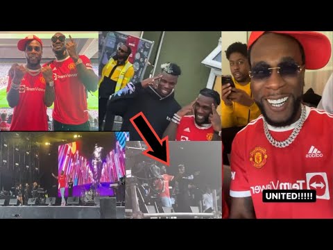 Burnaboy & Pogba Spotted At Manchester United Stadium Dancing Naija Focus Dance After Their Match