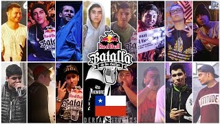 Los 16 PARTICIPANTES De La NACIONAL Red Bull Batalla De Los Gallos CHILE 2017