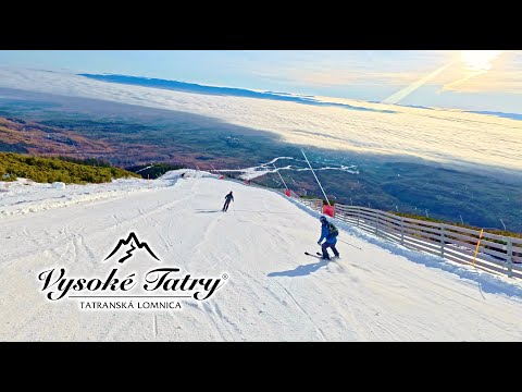 Skiing Vysoké Tatry -Tatranská Lomnica - Tatras Slovakia: Overview of Resort & Some of Easier Slopes