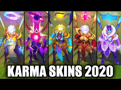 All Karma Skins Spotlight 2020 (League of Legends)