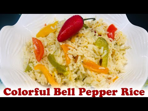How to Make Colorful Bell Pepper Rice