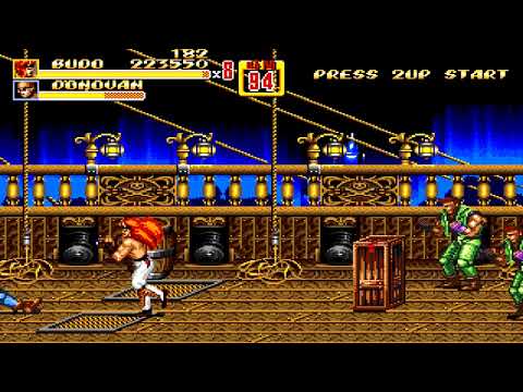 Streets of Rage 2: SlamMasters - Mysterious Budo playthrough