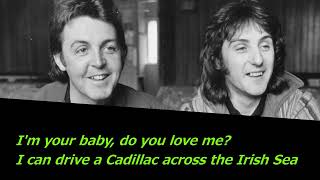 Paul McCartney &amp; Wings - Spirits of Ancient Egypt - Lyrics Wings (Denny Laine)