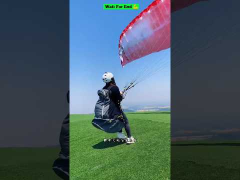 Most Dangerous Paragliding girl 🤯🪂#shorts