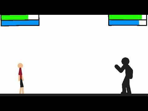 Stickfigure health bar battle