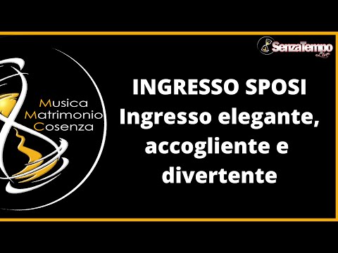 Ingresso SPOSI in SALA | SenzaTempo Live| Band matrimonio|