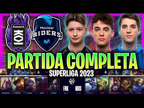KOI vs MOVISTAR RIDERS PARTIDA COMPLETA SUPERLIGA 2023 ESPAÑOL LVP