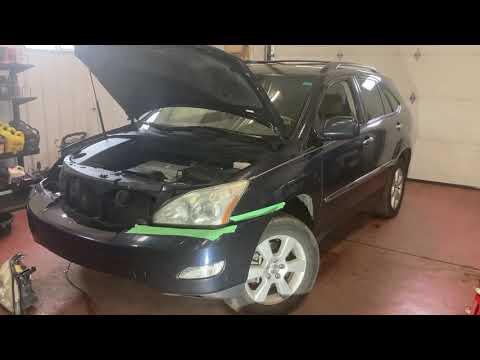 2004 Lexus RX 330 headlight assembly removal