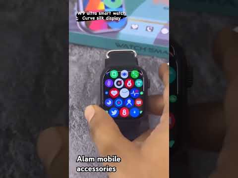 W9 ultra smart watch at affordable price best smart watch with silk curve display #smartwatch #shop