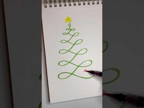 Beautiful Christmas Tree Printable Art