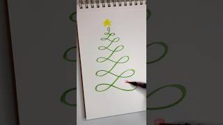 Cute Christmas tree drawing! #christmas #merrychristmas #art