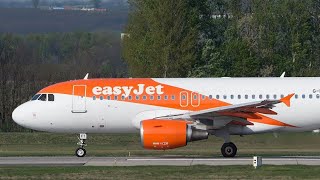 preview picture of video 'DONCASTER AIRPORT (UK) EASYJET, A319,  EZY7423 OFF TO AMSTERDAM,'