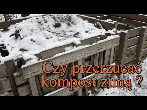 Ogrodowe pierdamony 90 - kompost zimą - czy przerzucać?