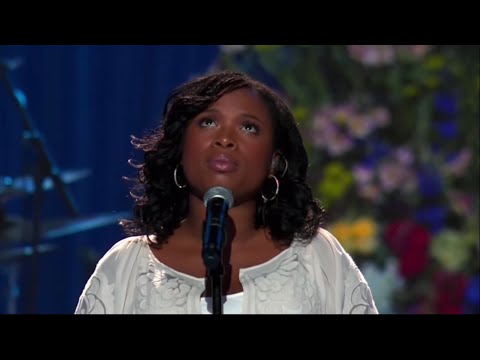 Jennifer Hudson performs “Will You Be There” at Michael Jackson’s funeral