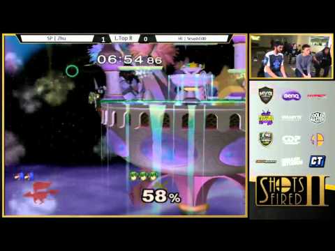 Shots Fired 2 - SP | Zhu (Falco) vs HE | Smash God (Marth) - Losers Top 8