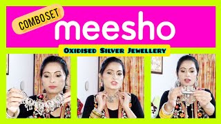 Meesho Combo Of 3 Jewellery set Under 300❤Festive jewellery❤Garba Jewellery