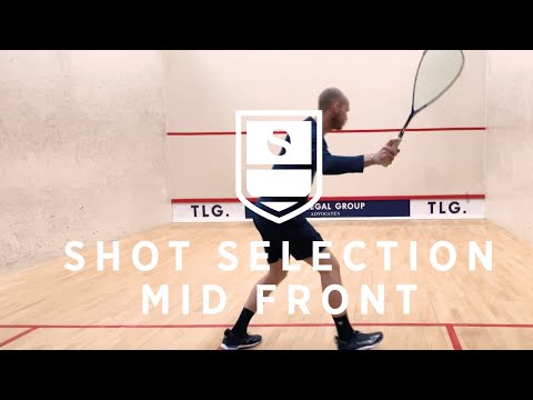 Squash Tips&Tricks: Shot selection mid front