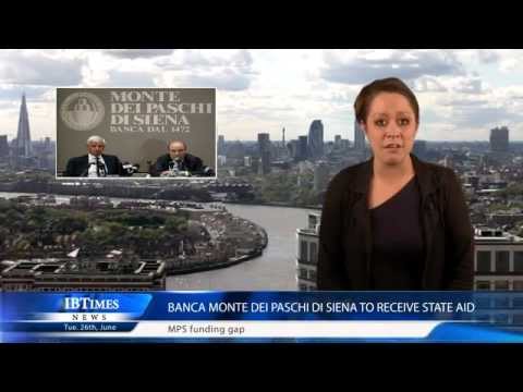 Banca Monte dei Paschi di Siena to receive state aid