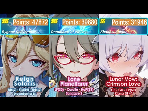 Honkai Impact 3rd: Ex-Memorial Arena Ver 8.0 W1 | Bygone Deliverance, Andrius, SK | SR, LP, LV