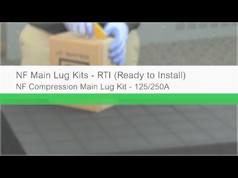 NF Main Lug Kits (1 of 4): Compression Main Lug Kit, 125/250A